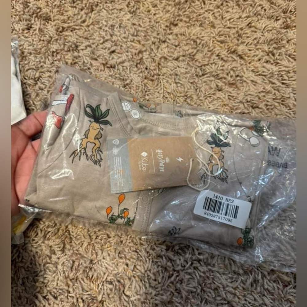 Kyte Baby Herbology Snap Romper 3-6 Months